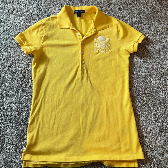 Womens Ralph Lauren Polo Size Medium Yellow - Picture 1 of 8